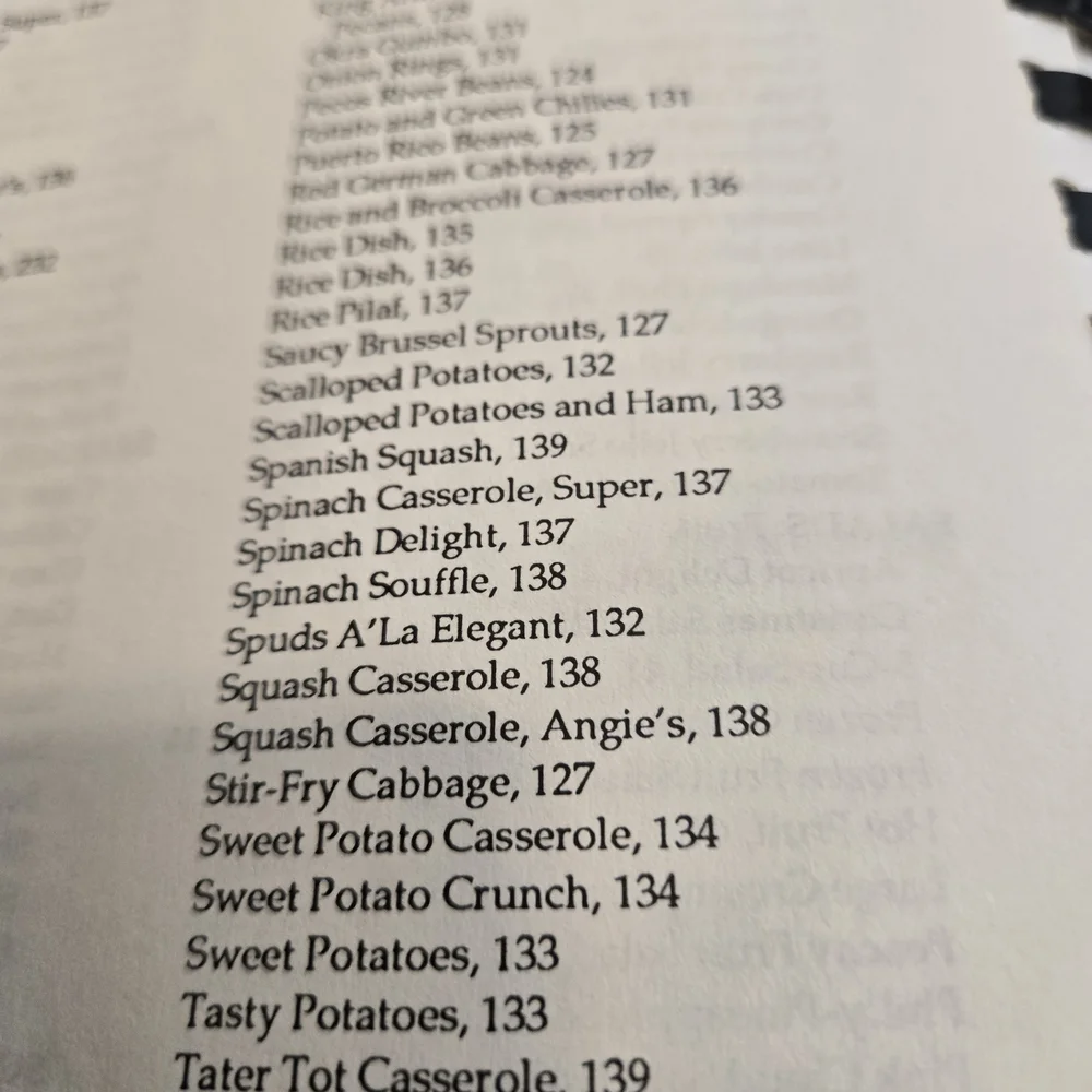 A+ in Cooking Spiral-Bound Recipe Book from a School Fundraiser USA